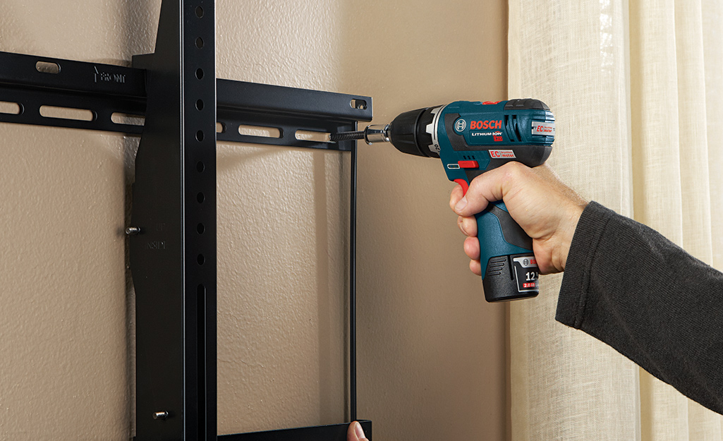 Installation work using professional tools