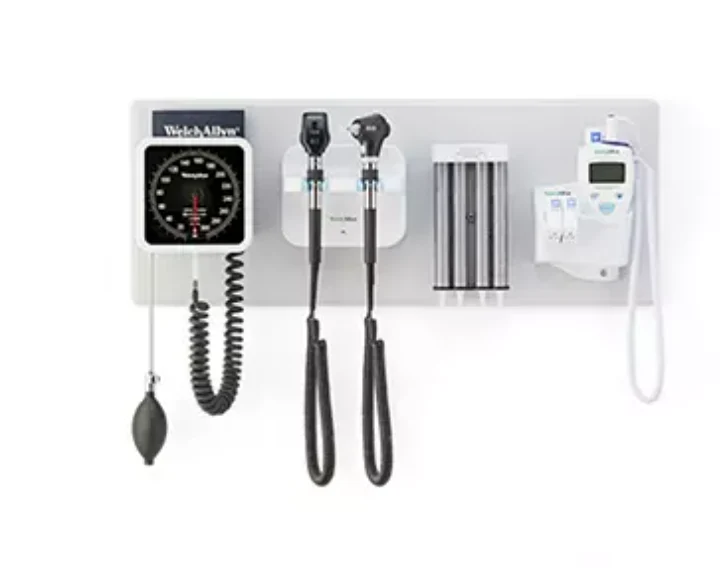 Welch Allyn wall-mounted diagnostic system with thermometer